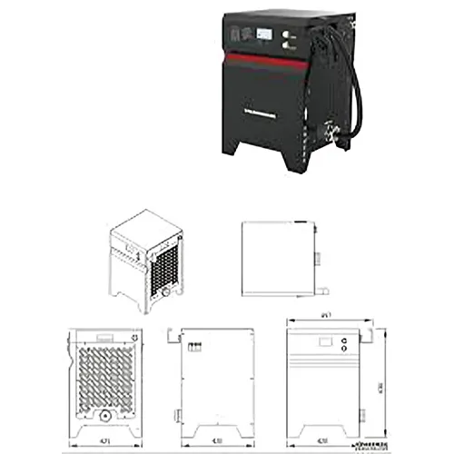 Electric forklift battery dimensionsS