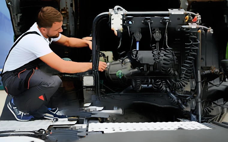 تعویض باتری لیفتراک برقی